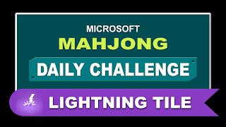 Microsoft Mahjong Daily Challenge July 26 2024  Lightning Tiles  Expert [upl. by Cofsky914]