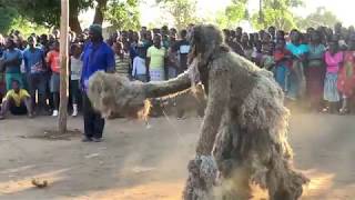 Nyau Dance of the Gule Wamkulu Secret Society in Malawi [upl. by Erlinna]