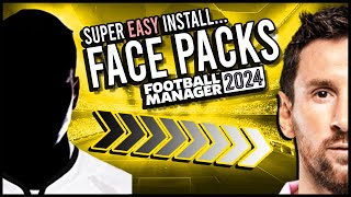 How to EASILY install Face Packs in FM24 [upl. by Vasya536]