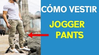 CÓMO VESTIR PANTALONES JOGGER  Distintos Outfits [upl. by Ornie]