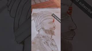 Chatrapati Shiva ji ki drawing [upl. by Brande949]