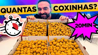 Quantas COXINHAS o CORBUCCI come em 20 MINUTOS [upl. by Guild]