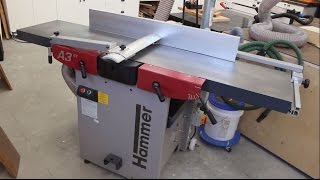 Hammer A341 JointerPlaner Review [upl. by Cecilio]