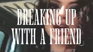 Behind The Songs with Hey Violet on “Breaking Up With A Friend” [upl. by Peugia976]