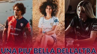 SONO STUPENDE TUTTE LE MAGLIE DEL CAGLIARI 202425 [upl. by Etnor]