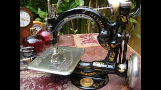 Old Vintage Antique Sewing Machine Wilcox Willcox amp Gibbs For Restoration Video [upl. by Ruamaj]