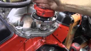 How to Install A distributor in a 350 Chevy [upl. by Yorke]