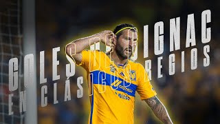 🇫🇷⚽️ Todos los goles de AndréPierre Gignac en el Clásico Regio 🐯 [upl. by Nilatak]