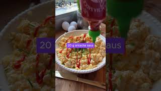 Zelfgemaakt Broodje Spicy Eiersalade 🍗 17 g eiwit shorts [upl. by Yortal434]