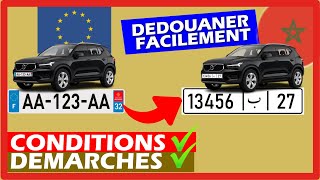 Comment dédouaner un véhicule au MAROC en 2024 [upl. by Cletis]