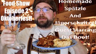 Food show Starring Chef Allen  Episode 2 Oktoberfest Jägerschnitzel and Käsespätzle from scratch [upl. by Christos952]