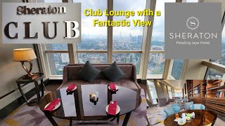 Club Lounge Tour in Sheraton Petaling Jaya Hotel Marriott Bonvoy [upl. by Seiuqram467]