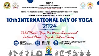 10th International Day of Yoga 21062024 [upl. by Nilyram]