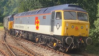 50008 and 47306 at Bodmin Parkway [upl. by Niwled443]