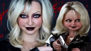 Bride Of Chucky  Tiffany Transformation Makeup Tutorial [upl. by Gertrudis344]