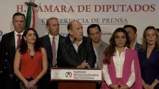 Conferencia de prensa  Grupo Parlamentario del PRI  19092024 [upl. by Neysa]