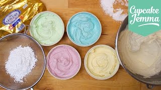 Buttercream Masterclass How to make Perfect Buttercream Icing  Cupcake Jemma [upl. by Korrie]