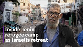 Inside Jenin refugee camp as Israeli forces end twoday raid [upl. by Occer]