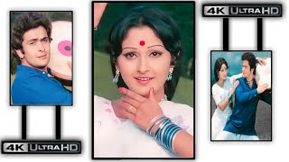 💞80s Lata Mangeshkar💞Song 4k status🥀 Dafaliwale Dafali Baja🥀 Old is Gold  Rishi Kapoor Song status [upl. by Nostets607]