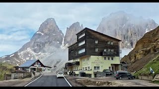 DOLOMITI pt2 da Canazei al Passo Sella 2240 m slm [upl. by Sabas]