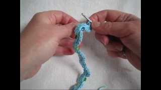 Winding Lane Crochet Bracelet Part 4 [upl. by Ylrrad]