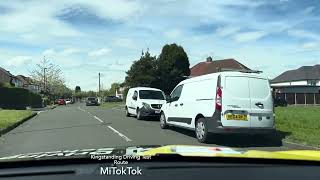 Kingstanding Driving Test Route 4  Kingstanding Birmingham England [upl. by Allemat]