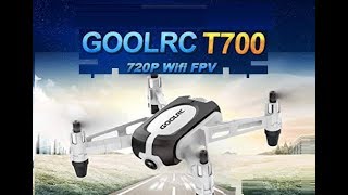 GoolRC T700 1ST FLIGHT Mini Drone with Selfie 720P HD Camera [upl. by Lig]