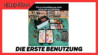 Krydrufi All in One Modular BoxUltra Set  Mal Station  Nasspalette  Die erste Benutzung [upl. by Ahsiekin]