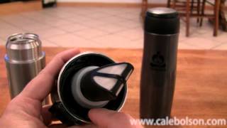 Teavana Contour Tumbler vs Thermos Review [upl. by Kilby]