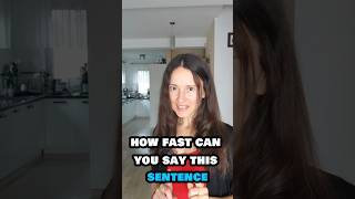 How Fast Can You Say This Sentence funchallenge speechpractice funenglish english learnenglish [upl. by Lorant]