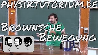 Physiktutorium Brownsche Bewegung [upl. by Urbanna]