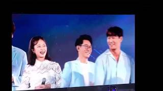 Kim Jong Kook Jeon So Min Kookmin moments Jakarta Running Man Fanmeet [upl. by Edya]