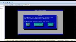 CheckPoint R76 Fresh Install  VMWARE  Part 1 [upl. by Eem]