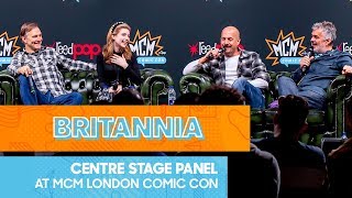 Britannia  David Morrissey Eleanor WorthingtonCox amp Creators on Season 2  MCM Comic Con [upl. by Arral]