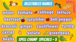 English Spelling Words  Specials 5 [upl. by Mutz905]