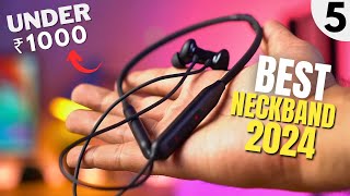 Indias BEST Selling Neckband🔥Bluetooth Earphones Under 1000🔥Best Neckband Under 1000 in 2024 [upl. by Hoashis]