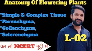 Anatomy Of Flowering plants Class 11L02TissueSimple TissueComplex TissueShadab bukhari [upl. by Hopfinger]