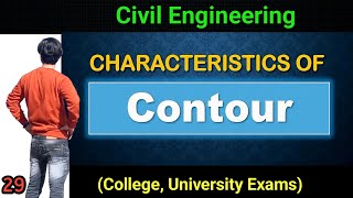 Characteristics and Uses of Contour civil Engineering rgpv basic civil Engineering rgpv first year [upl. by Iam]