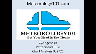 032721 Chart Analysis amp Petterssens Rule [upl. by Spracklen]