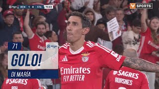 Golo Di María Benfica 10 Santa Clara Taça da Liga 2425  Quartos de Final [upl. by Ahsial]