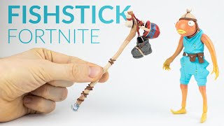 FISHSTICK amp Bootstraps with polymer clay Fortnite Battle Royale [upl. by Aylsworth]