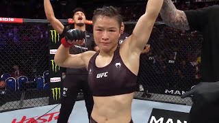 UFC 275 Zhang Weili Octagon Interview [upl. by Singband130]