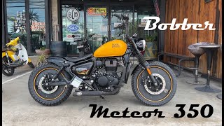 RE Meteor 350 Bobber by OK Easy Shop Thailand  Ep 270 [upl. by Froehlich]