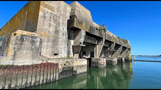 INSIDE WW2 GERMAN UBOAT BASE AT LORIENT [upl. by Atinrahs]