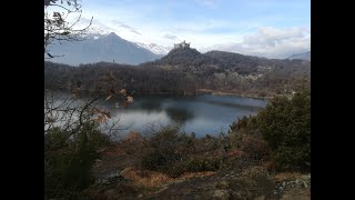 Escursione da Montalto Dora anello nel parco dei 5 laghi di Ivrea per la punta Montesino 04022021 [upl. by Eivol321]