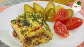 Картофельная Запеканка с Фаршем в Духовке — Простой и Вкусный Рецепт Все Получится с Первого Раза [upl. by Fredie487]