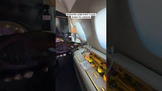 Emirates A380 First Class Retro Fit Dubai to London Heathrow [upl. by Cherlyn]