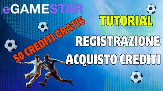 eGAMESTAR  TUTORIAL Registrazione [upl. by Guilbert233]