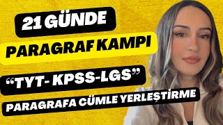 21 GÜNDE PARAGRAF KAMPI  TAKTİKLERLE  TYTKPSSLGS 2024  19GÜN [upl. by Schwenk]