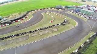 Aerial Aspect Imaging visits Lincolnshire Kart Racing Club LKRC Fulbeck [upl. by Hamitaf]